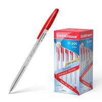 Ручка шариковая ErichKrause R-301 Classic Stick красная
