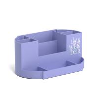 Подставка настольная пластиковая ErichKrause Victoria, Lavender, фиолетовая