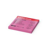 Бумага для заметок с клеевым краем ErichKrause Neon, 75х75 мм, 80 листов, розовый