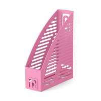 Подставка для бумаг вертикальная пластиковая ErichKrause Base, Pastel, 85мм, розовая
