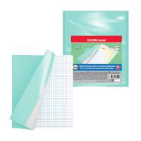 Набор пластиковых обложек ErichKrause Fizzy Pastel Mint для тетрадей и дневников, 212х347мм, 100 мкм (10 шт)
