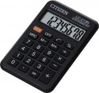 Калькулятор карманный Citizen LC-210NR, 8-разрядный, черный