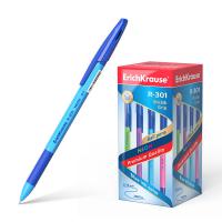 Ручка шариковая ErichKrause R-301 Neon Stick&Grip синяя