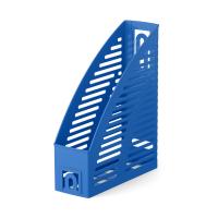 Подставка для бумаг вертикальная пластиковая ErichKrause Base, Vivid, 85мм, синяя