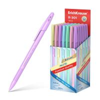 Ручка шариковая ErichKrause R-301 Pastel Stick синяя