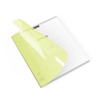 Тетрадь школьная ученическая с пластиковой обложкой ErichKrause Классика CoverPrо Neon, желтый, А5+, 24 листа, клетка
