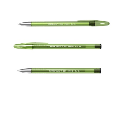 Ручка гелевая ErichKrause R-301 Spring Gel Stick черная