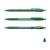 Ручка шариковая автоматическая ErichKrause R-301 Original Matic зеленая