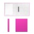 Папка–регистратор на 2 кольцах ErichKrause, Neon, А4, 35 мм, розовый
