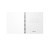 Тетрадь общая с пластиковой обложкой на спирали ErichKrause Peonies, А5+, 60 листов, клетка