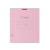 Тетрадь школьная ученическая ErichKrause Классика с линовкой розовая, 24 листа, линейка