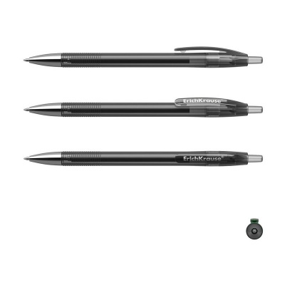 Ручка гелевая автоматическая ErichKrause R-301 Original Gel Matic черная