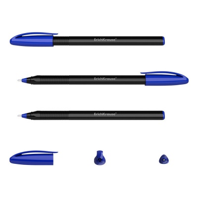 Ручка шариковая ErichKrause U-108 Black Edition Stick синий