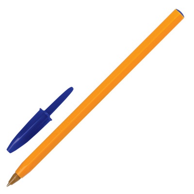 Ручка шариковая одноразовая BIC Orange синяя