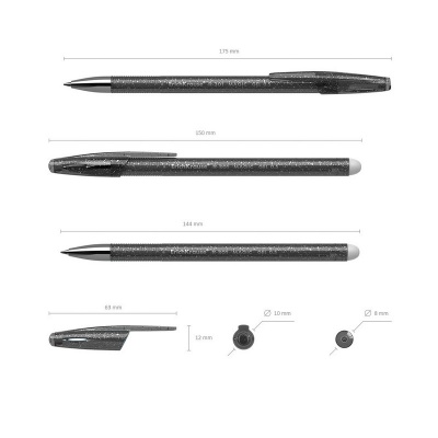 Ручка гелевая сo стираемыми чернилами ErichKrause R-301 Magic Gel черная