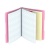 Тетрадь общая ученическая в съемной пластиковой обложке ErichKrause FolderBook Pastel, розовый, А5+, 48 листов, клетка