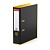 Папка–регистратор с арочным механизмом ErichKrause, Accent, А4, 70 мм, желтый