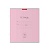 Тетрадь школьная ученическая ErichKrause Классика розовая, 12 листов, косая линейка