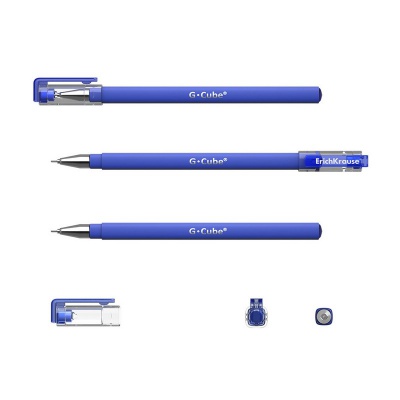 Ручка гелевая ErichKrause G-Cube синяя
