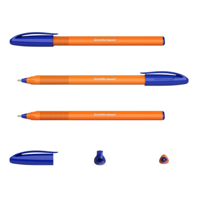 Ручка шариковая ErichKrause U-108 Orange Stick синий