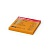 Бумага для заметок с клеевым краем ErichKrause Neon, 75х75 мм, 80 листов, оранжевый