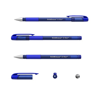 Ручка гелевая ErichKrause G-Star синяя