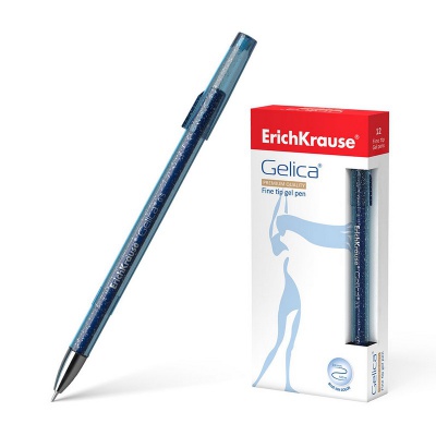 Ручка гелевая ErichKrause Gelica синяя