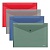 Папка-конверт на кнопке пластиковая ErichKrause Glossy Classic, полупрозрачная, A4, ассорти 50289