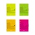 Тетрадь общая с пластиковой обложкой на кольцах ErichKrause Neon, ассорти, А5, 80 листов, клетка, на кнопке