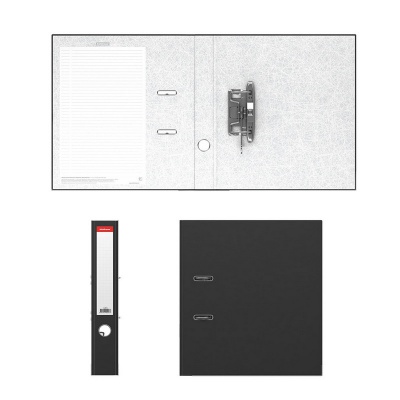 Папка–регистратор с арочным механизмом ErichKrause, Standard, А4, 50 мм, черный