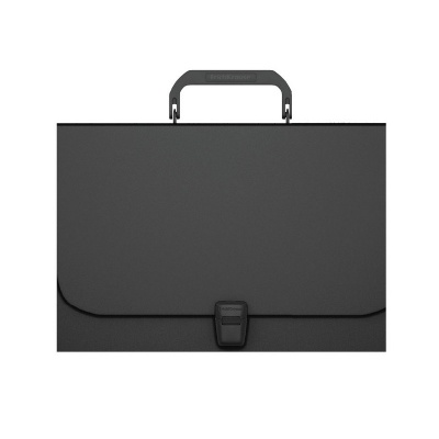 Портфель пластиковый ErichKrause Matt Classic, A4, черный