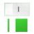Папка–регистратор на 2 кольцах ErichKrause, Neon, А4, 35 мм, зеленый