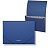 Папка-картотека пластиковая ErichKrause Matt Classic, с 6 отделениями, A4, синий