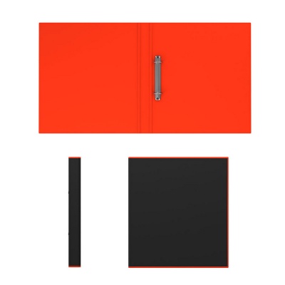 Папка–регистратор на 2 кольцах ErichKrause, Accent, А4, 35 мм, красный