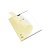 Тетрадь общая ученическая с пластиковой обложкой ErichKrause Классика CoverPrо Pastel, желтый, А5+, 48 листов, клетка