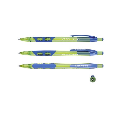 Ручка шариковая автоматическая ErichKrause XR-30 Spring синий