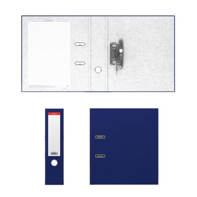 Папка–регистратор с арочным механизмом ErichKrause, Standard, А4, 70 мм, синий